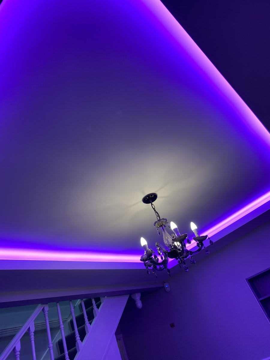 24v RGBW LED strip with natural white Leading24 RGBW 15.2 w m 96 LEDS m Colour changing