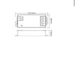 Receiver unit for single colour LED strip | 12A - Leading L.E.D Ltd. Domestic and Commercial Grade LED Strip Lights.  Sales & Technical support: 02476 262 328 