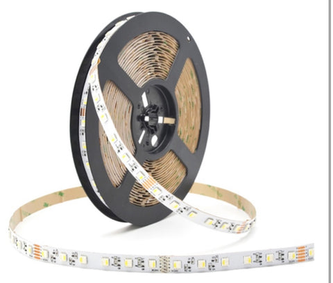 24v Colour changing RGBW Pro LED strip with natural white