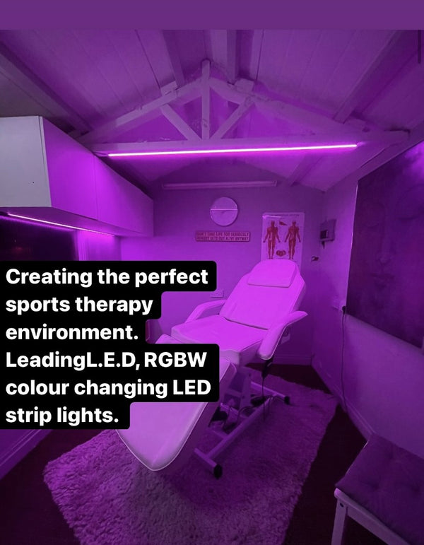 RGBW colour changing LED strip lights