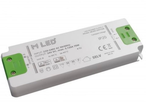 24 volt LED power supply | LPM-75-24 | LED driver for LED strip - Leading L.E.D Ltd. Domestic and Commercial Grade LED Strip Lights.  Sales & Technical support: 02476 262 328 
