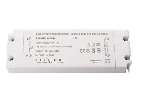 Dimmable power supply | LP-60-12PT | LED driver for LED strip - Leading L.E.D Ltd. Domestic and Commercial Grade LED Strip Lights.  Sales & Technical support: 02476 262 328 
