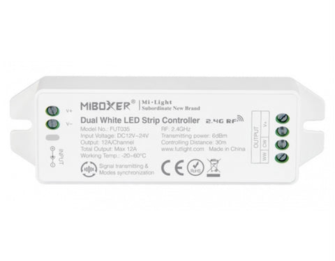 Dual Receiver unit for LED strip - warm to cool white | 12A - Leading L.E.D Ltd. Domestic and Commercial Grade LED Strip Lights.  Sales & Technical support: 02476 262 328 