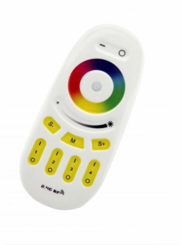Hand held remote control for RGBW LED strip www.leadingled.co.uk                                              