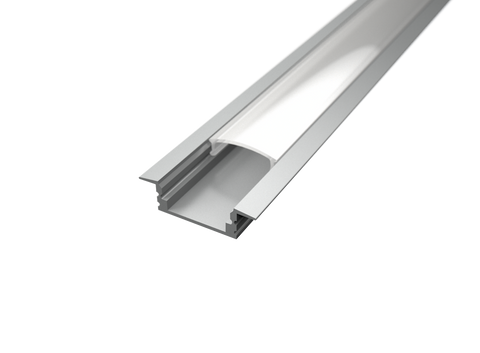 Recessed Aluminium LED Profile + Opal Diffuser                