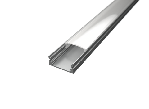 Surface Aluminium LED Profile + Opal Diffuser