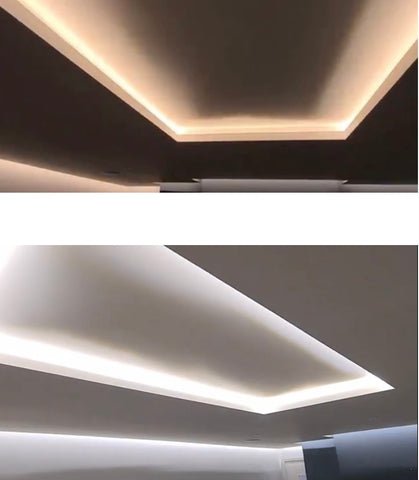 Dual white LED strip 